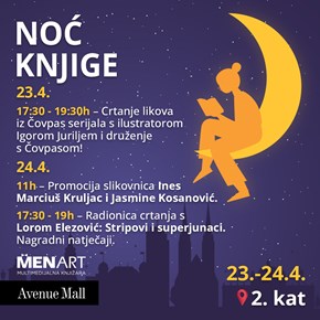 Noć knjige u Avenue Mallu